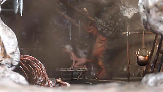 3D hot slave milf