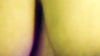 Fucking Ass in Doggy with Creme Boobs Massage.