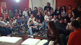 Naughty amateur German Milf group sex action