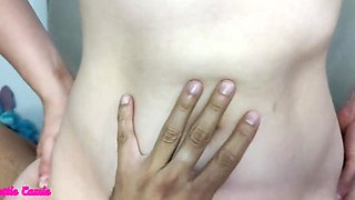 Student Lets the Teacher Fuck Her Without a Condom to Pass the Subject and He Ejaculates Inside Her