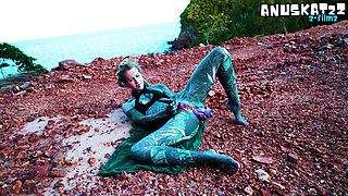 Dildoing My ANAL Outdoor Working Up to a Full Bladder