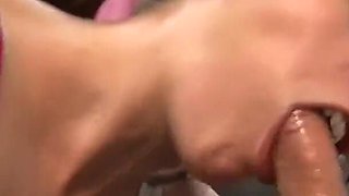 Small titted teen Tiffany gets pounded and milked by Monty