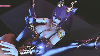 Zi Yan Bigtits Beauty in Motion - 3D Animation