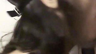 Horny Slut Sucking Dick and Taking a Facial at the Gloryhole