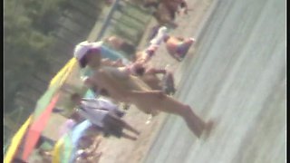 Hot amateur nudist beach voyeur vid