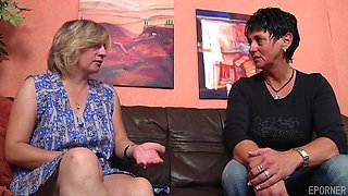 Lustful mature ladies porn breathtaking clip