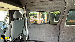 Petite Tattooed Teen Lila Learns She Loves Cock More Than Pussy on the Smash Bus