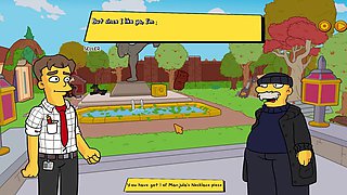 Cartoon MILF Marge Simpson gets it on in sexy lingerie with her animated friends