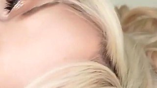 Jessica Starling, the Hot Blonde Friend, Drops by Ike's Apartment for a Blowjob