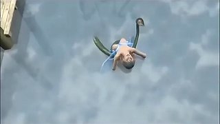 Beachside cartoon babe getting pussy fucked