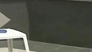Humiliating threesome pissing orgasm