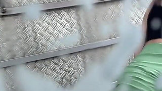 Sexy Car Wash Tease in Tiny Shorts