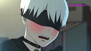 9S Being Blindsided by 2B, Insatiable Wanting Her - Cartoon Porn(Exclusive)