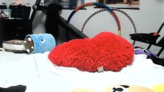 Stacked brunette goes solo toys and masturbation