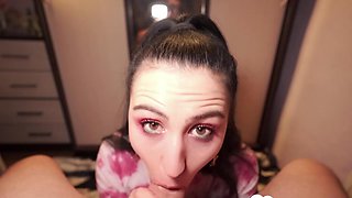 GF Goes Wild Sucking My Dick in Hot POV Action