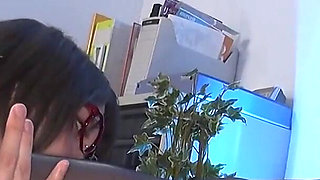 In a Closed Office, Stinky Pantyhose Foot Fetish Initiation - Koharu Lures Riri Momoka Into Exposing Her Sweaty Soles