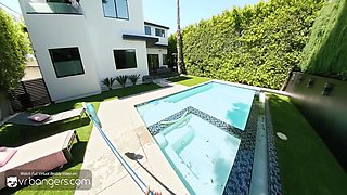 Teen Marie, Xxlayna Marie And Vr Porn In Teen 18+ Fucks And Cums With A Pool Guy To Punish Her Ex In Hd