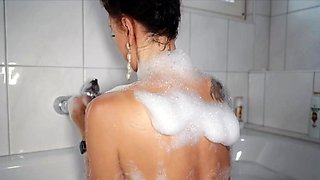 Beautiful brunette in sexy solo fingering masturbation 4 wmv
