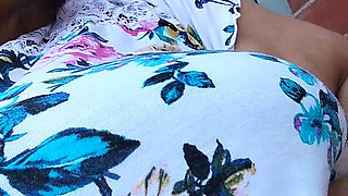 Flashing My Titty Outside!
