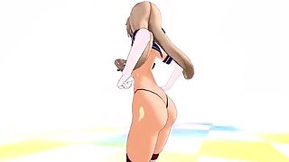 Hot 3D redhead licking a pussy while getting fucked