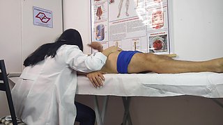 Nurse Makes Patient Have Very Hard Erection