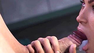 Big Boobs Prison Slut Gets Fucked by Big Cock Police Officer at Interrogation - 3D Hentai Porn Game - Taboo University - Part 8