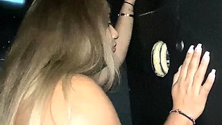 Glory Hole Blowjobs and Brunettes