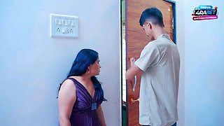 Indian stepmom seduce and fucked hard by her young stepson in the park