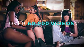 21 SEXTURY - Sexy Lesbian Trio Lulu Love, Holly Molly And Irina Cage Fuck Together And Its Hot!