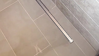 Short Bathroom Cumshot