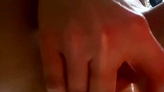 Amateur blonde having solo pleasure