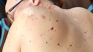 Freckled Ginger Redhead Closeup and POV Sucking Fucking and Cum on Tits