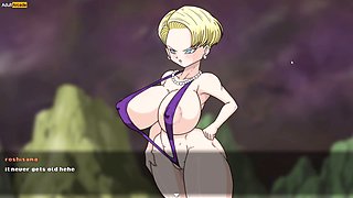 Uncensored Dragon Ball Z parody with lots of animated sex scenes and super fucksluts