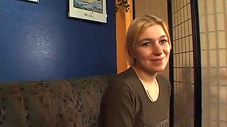 Young couple is doing their first movie