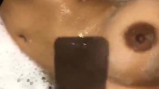 Big boobs milf masturbates with her dildo