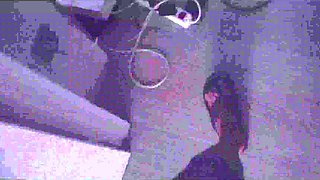 Lustful swinger practise passionate foursome on the balcony in public eye