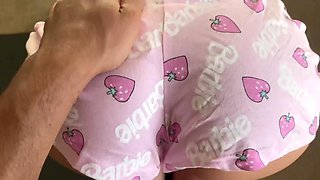 Well-endowed black hunk pierces sexy white girl's tight asshole