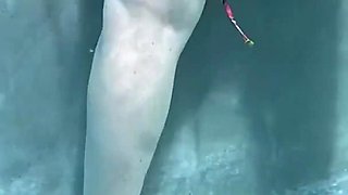 Over/underwater Pool Shots and a Long, Slow-mo Outdoor Shower