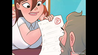The slutty college girl - The Naughty Home Animation