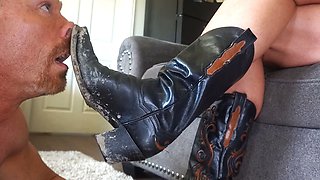 My BF Said You Have to Clean My Cowgirl Boots! Custom Clip