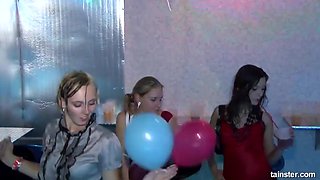 Lesbian Strapon Sex At The Drunk Sex Party