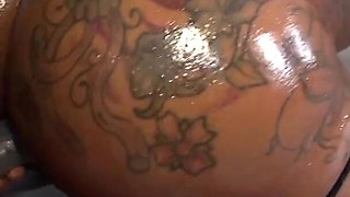 Redhead Ebony Slut Gets Screwed by Her Lesbi Friend with Strapon