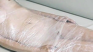 Ingrid - Tight Mummification and Cum on Her Face!