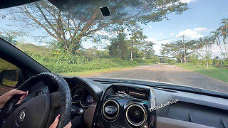 Seducing the driving instructor to pass my driving test and get my license Thalia restrepo-Felipe romero