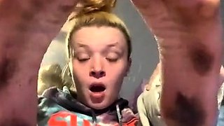 Masturbating amateur cums after solo fun