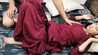 Cute school girl ko ghar me pakad ke uniform utaar jabar dasti pela