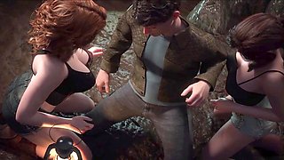 3D hentai anime featuring some wild futanari action and cartoon fantasies