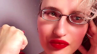 Perfect Lips Red Lip Gloss Lipstick Fetish Findom Goaldigger Lips Addiction