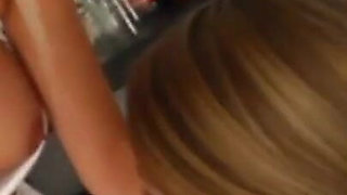 Blonde stepsisters have anal sex