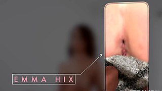Slender Beauty Emma Hix Gets Fantastic Threesome Fuck